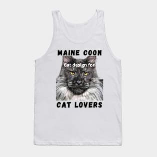 Majestic Maine Coon design Tank Top